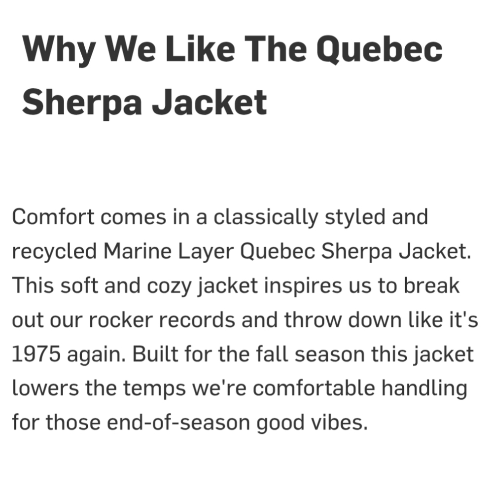 Marine Layer Quebec Sherpa Jacket Faux Suede Neutral Women's Size xs - Picture 14 of 16